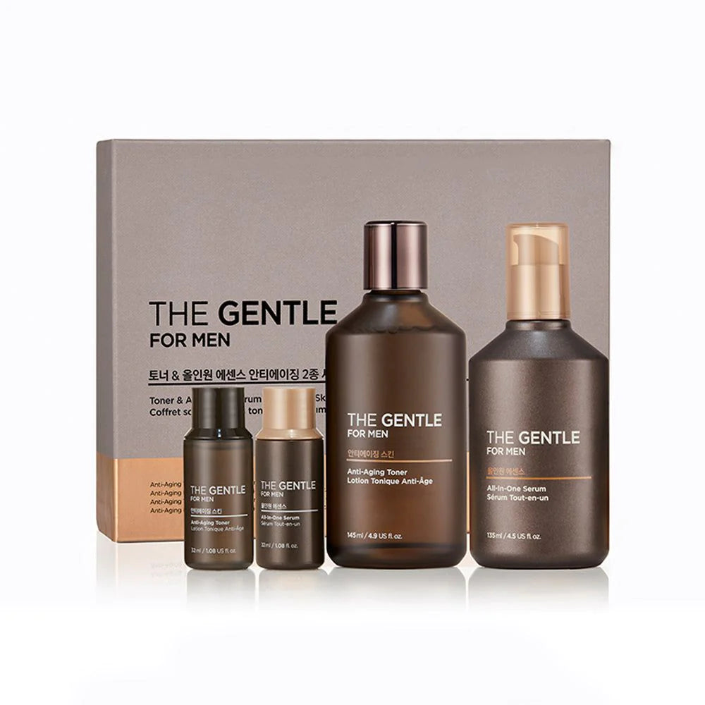 The Gentle for Men Toner and All in One Serum Special Set
